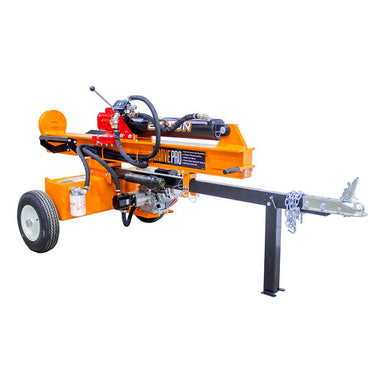 Side view of Brave 24 Ton Horizontal / Vertical Log Splitter Commercial Honda GX160 (VH1724GX)