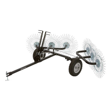 Strongway Acreage Rake with 60 In. 6 Tine Reels
