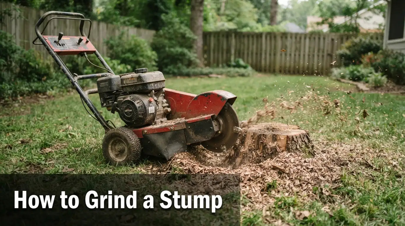 How to Grind a Stump (2026 Step-by-Step Guide)