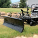 Nordic Plow 49” Zero Turn Mower Plow with Universal Mount Installed on Dixie Chopper Mower