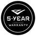 5 Year Warranty Badge for the Pioneer dual direction Rear Tine Tiller with 99cc 4 Cycle Viper Engine