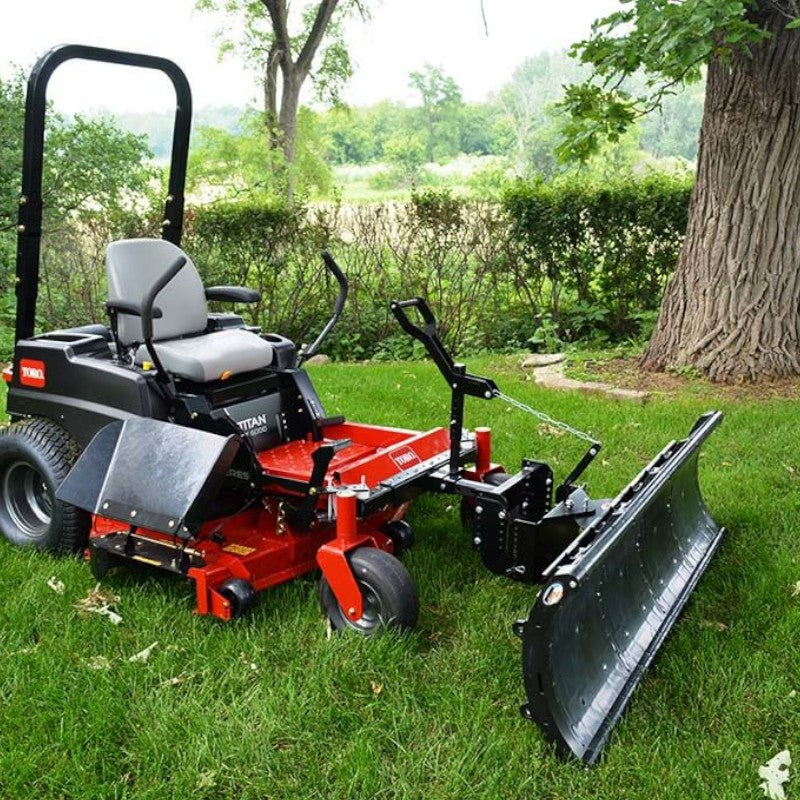 64 Inch Zero Turn Mower Plow with Universal Mount on Toro