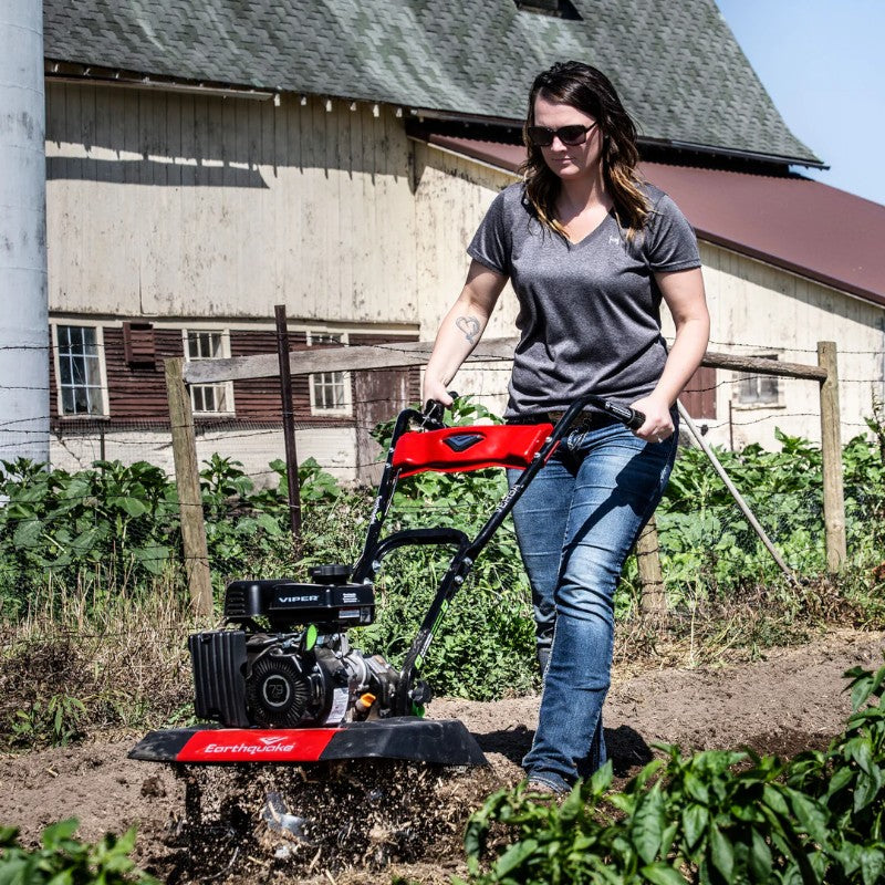 79cc Earthquake Versa 2 in 1 Front Tine Tiller Cultivator in the Garden