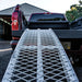 Close up image of single Yutrax  89" Folding XL Aluminum Arch Ramp mesh Design