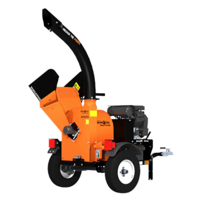 Durable Crary Bear Cat 5" Chipper/Shredder boasts a 145 lb rotor for maximum shredding power.