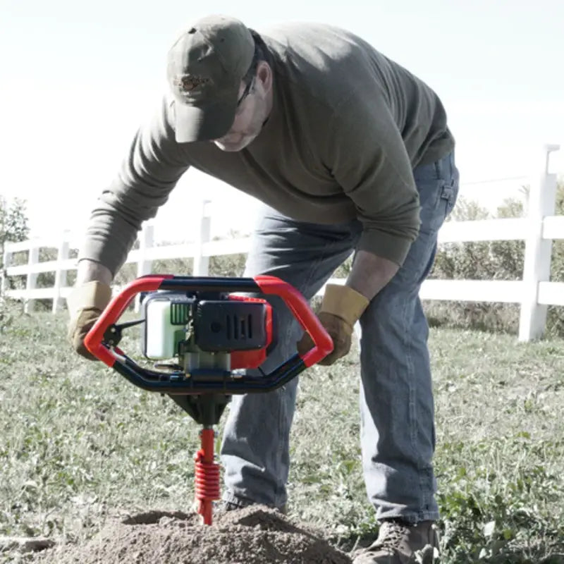 Earthquake Dually™ Earth Auger Powerhead operated by One person 