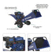 info graph of Powerhorse Rotor Wood Chipper  features