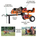 Infograph of Brave VH1737GX 37 Ton Log Splitter Features