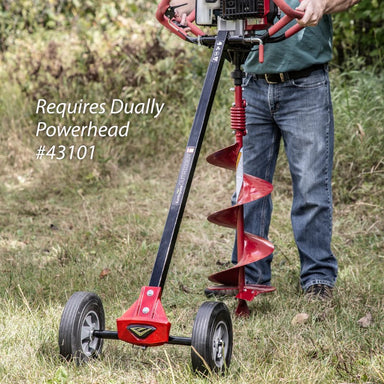 Outrigger Auger Torque Reducer in action