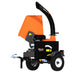 Crary Bear Cat CH5627 Chipper Shredder with a wide intake hopper for easy feeding.