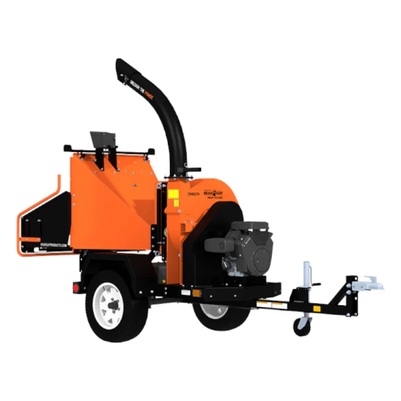 Crary Bear Cat CH6627H 6" Chipper Shredder with large fuel tank for extended work sessions.