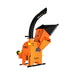 PArtial Right View of Crary Bear Cat SC5540B 5 Inch wood Chipper Shredder with Blower