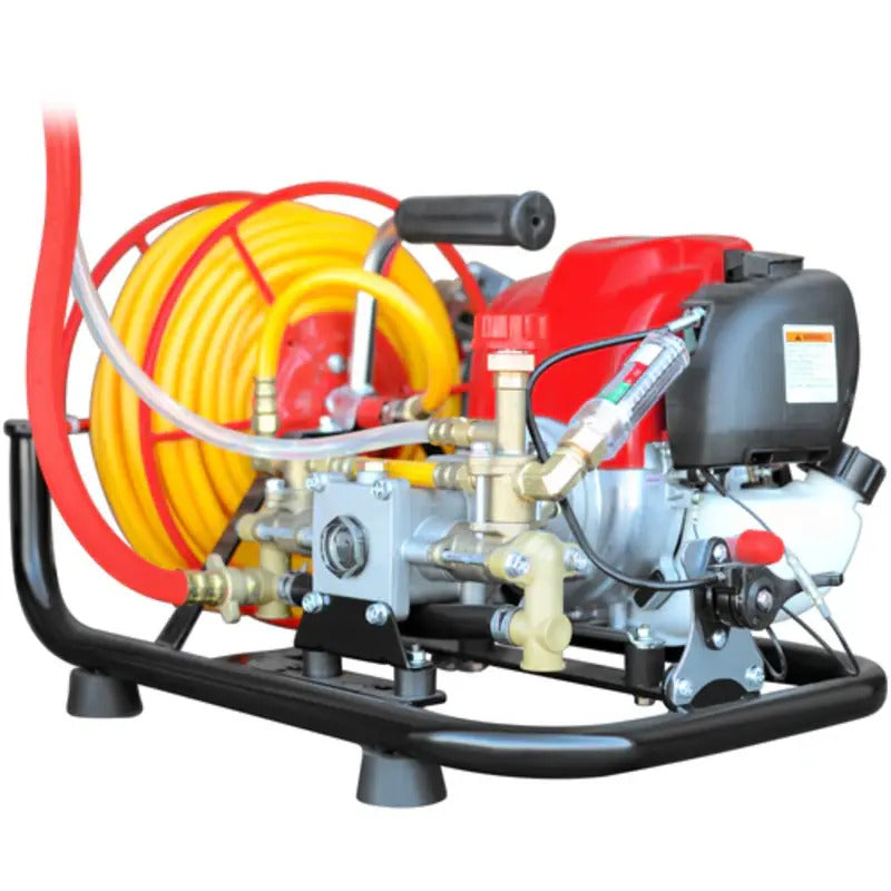 herbicide sprayer pump Tomahawk 1.6HP Skid Sprayer with Honda GX35 100ft Hose and 500 PSI Pump for Pest Control