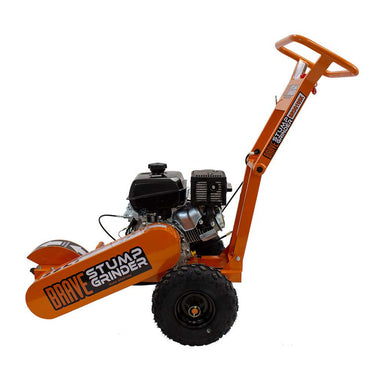 side view of Brave BRSG105K Stump Grinder Powered by 14 HP Kohler