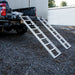 Yutrax 69" Aluminum Loading Ramps mounted on vehicle