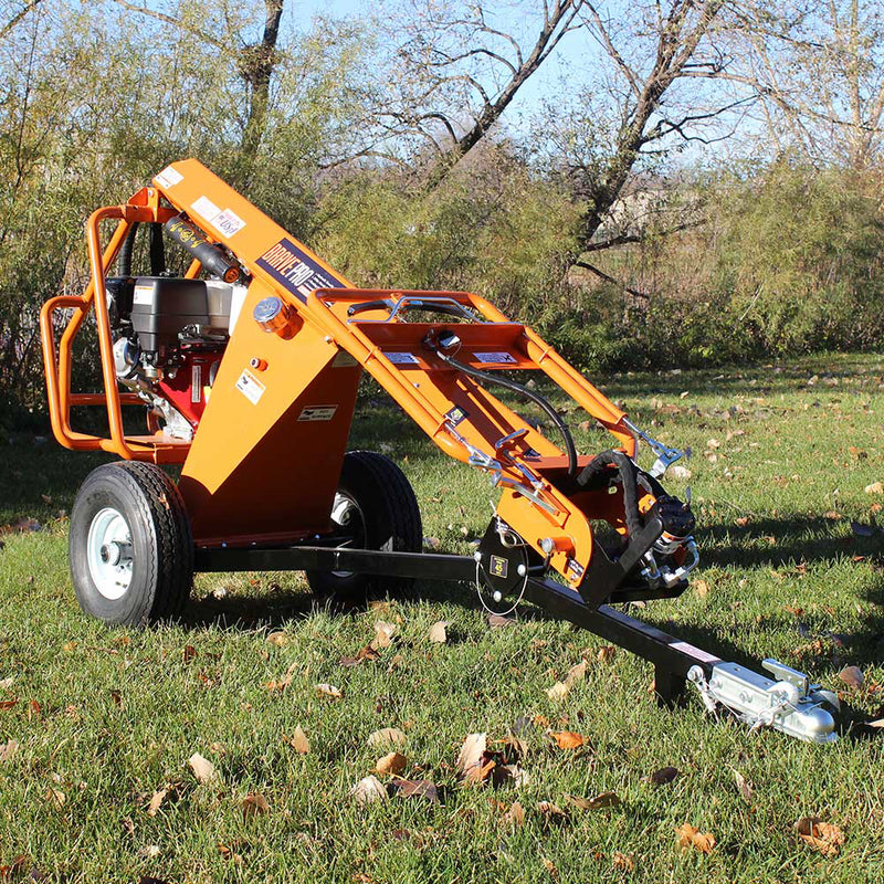 BravePro Towable Earth Auger Honda GX390 Engine without auger bit on the ground