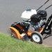 side view of BravePro 10" Lawn Edger Honda GX120 (BRPE105H) on the end side of the sidewalk