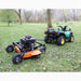 BravePro 60" Finish Cut Pull-Behind Mower(BRPFC112HE)with GXV630 Honda Engine mounted on the ATV
