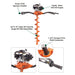 infograph of the features of Brave Two-Man Auger 1-3/8-In. Hex Honda GXV160 BRPA265H