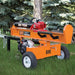 Brave VH1730GC 30 Ton Log Splitter Powered by Honda GC190 on the yard