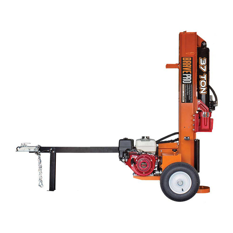 Brave VH1737GX 37 Ton Log Splitter Powered by Honda GX270 in Vertical