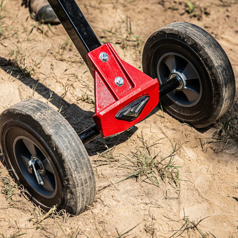 close up view of earthquake 43099 outrigger auger torque reducer axle