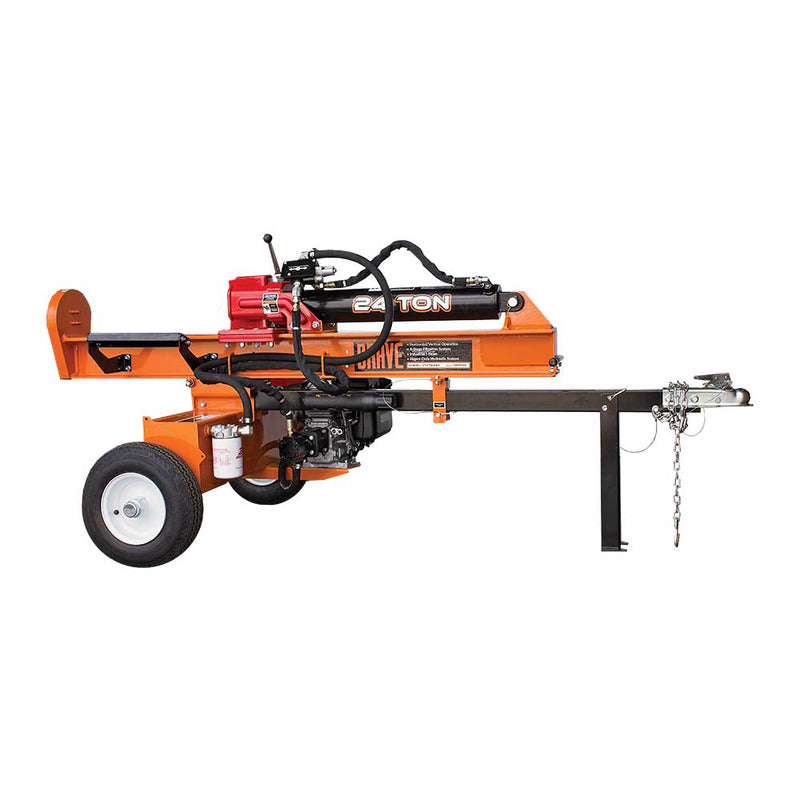 Closed up view of Brave 24 Ton Horizontal / Vertical Log Splitter (VH1724GC)