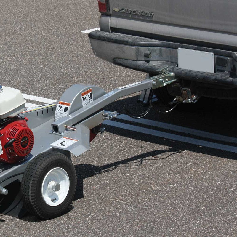 dosko stump grinder tow kit 337 13hc towed by cheverolet silverado