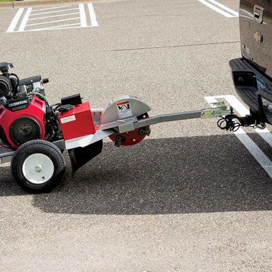 dosko stump grinder tow kit 620 20he being used on a cheverolet silverado