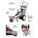 info graph of Dosko 337S-13HC Walk Behind Swivel Stump Grinder's features