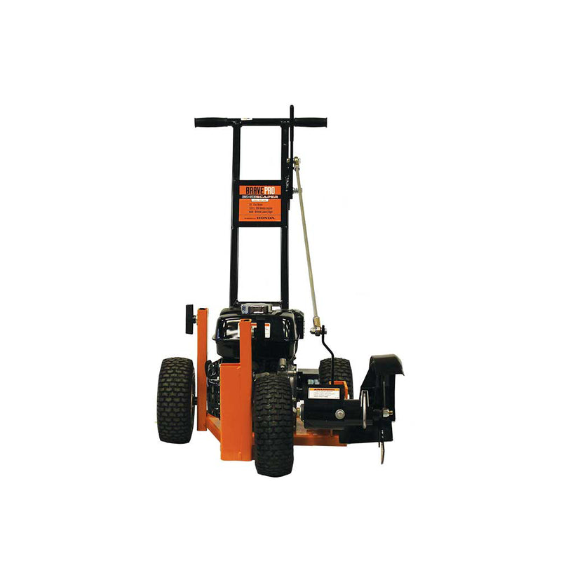 front view of Side of BravePro Star Blade Lawn Edger powered by Honda GX120(BRPE110H)