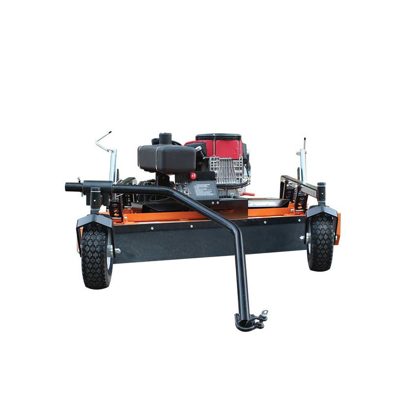 front view of Brave Pro 57" Rough Cut Pull-Behind Mower(BRPRC110HE)with Honda GXV630 Engine