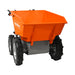 Front View of MechMaxx 660lbs Capacity 6.5HP Gas Powered Wheelbarrow Cart T25 4F+1R Gearbox