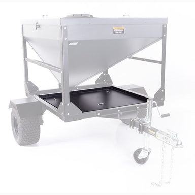  Front view of swisher drop feeder with storage tray