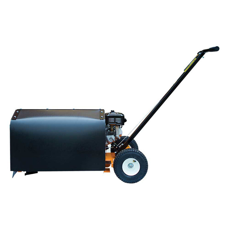 Full Left View of Brave Pro Trencher Clay Rotor Edger 7in. with Honda GX200 196cc(BRPT704H)