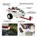 Info graph of NorthStar tow-behind broadcast and spot sprayer-features