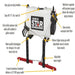 Info grapic of NorthStar ATV Broadcast ang spot sprayer's features