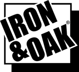 Iron & Oak log splitter logo authorized dealer