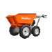 Durable Gas Powered steel dump cart with 660lbs load capacity