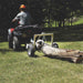 log mounted on Strongway ATV Log Skidding Arch while mounted to ATV 