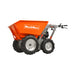 Side View of MechMaxx 660lbs Capacity 6.5HP Gas Powered Wheelbarrow Cart T25 4F+1R Gearbox