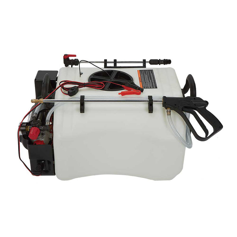  NorthStar ATV boomless broadcast and spot sprayer  with its spray gun and wire harness on the top