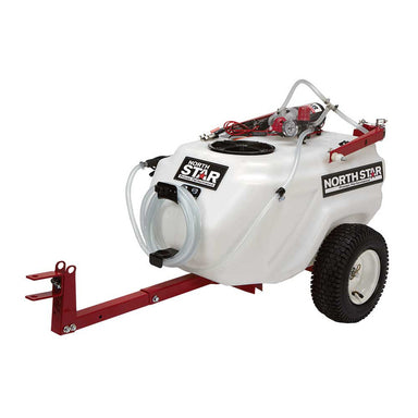 NorthStar tow-behind broadcast and spot sprayer-21 gallon capacity in left side view position