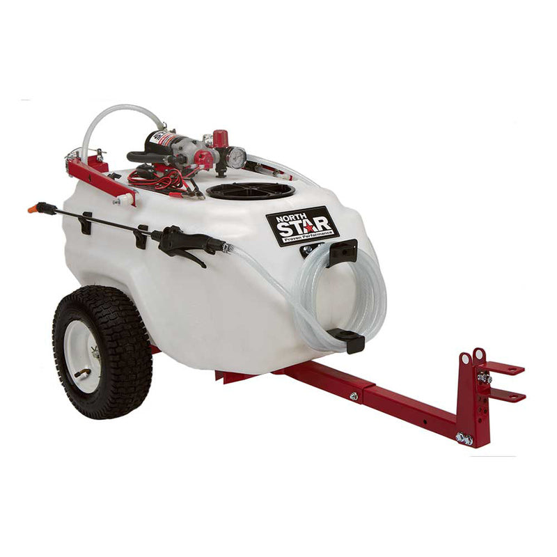 NorthStar tow-behind broadcast and spot sprayer-21 gallon capacity in right side position