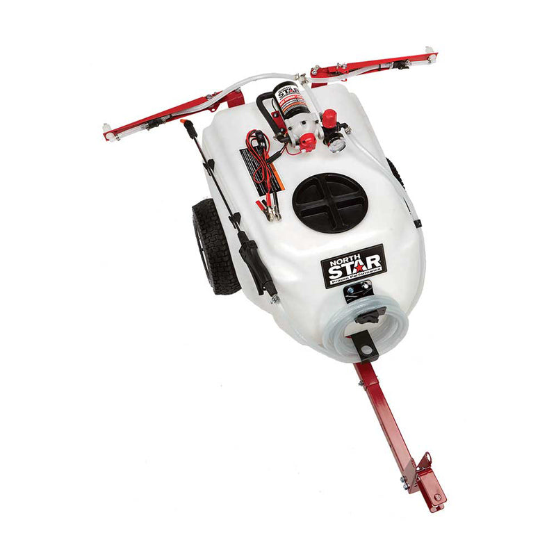 NorthStar tow-behind broadcast and spot sprayer-21 gallon capacity from top view