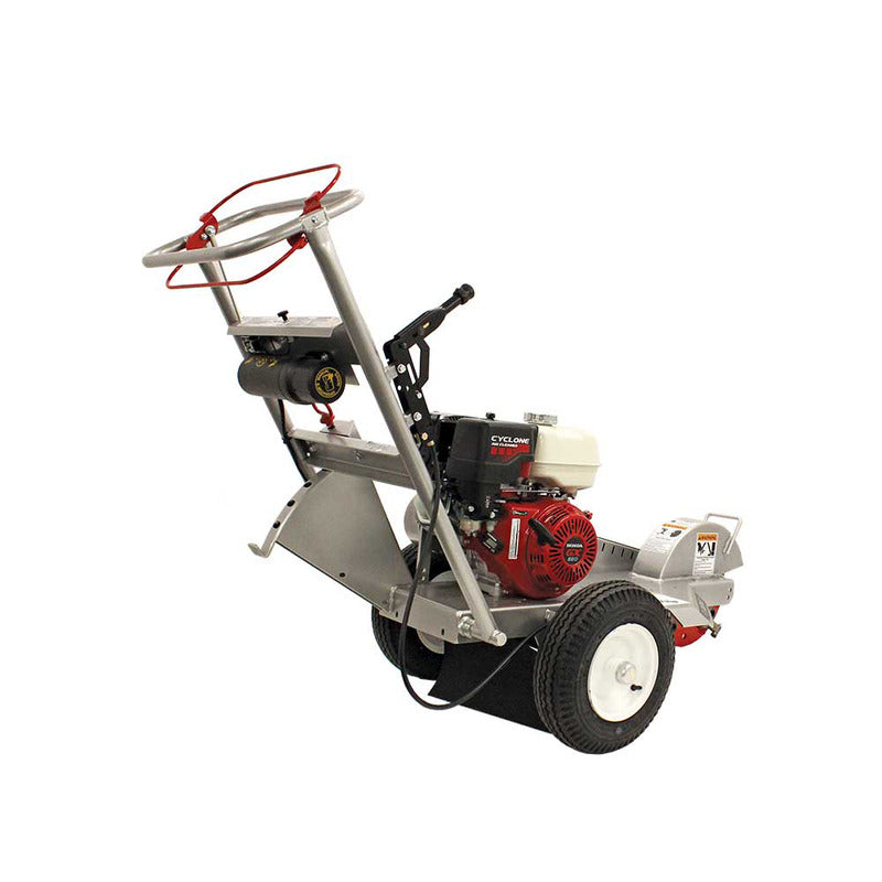 partial rear view of Dosko stump grinder