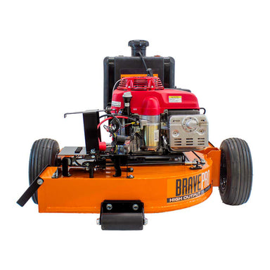 rear view of Honda GXV390 Electric Start Tow Behind Blower (BRPB180HE) by Brave Pro