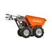 Right Side view of MechMaxx 660lbs Capacity 6.5HP Gas Powered Wheelbarrow Cart T25 4F+1R Gearbox