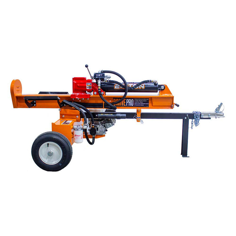 Right Side View of Brave 24 Ton Horizontal / Vertical Log Splitter Commercial Honda GX160 (VH1724GX)