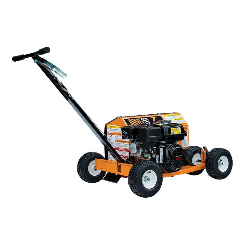 Side  View of Brave Pro Trencher Clay Rotor Edger 7in. with Honda GX200 196cc(BRPT704H)